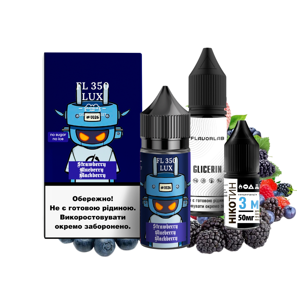 Flavorlab FL350 LUX 30 мл: Набір для самостійного приготування рідини
